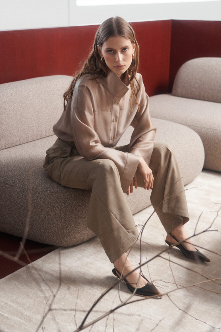 Блуза из лиоцелла