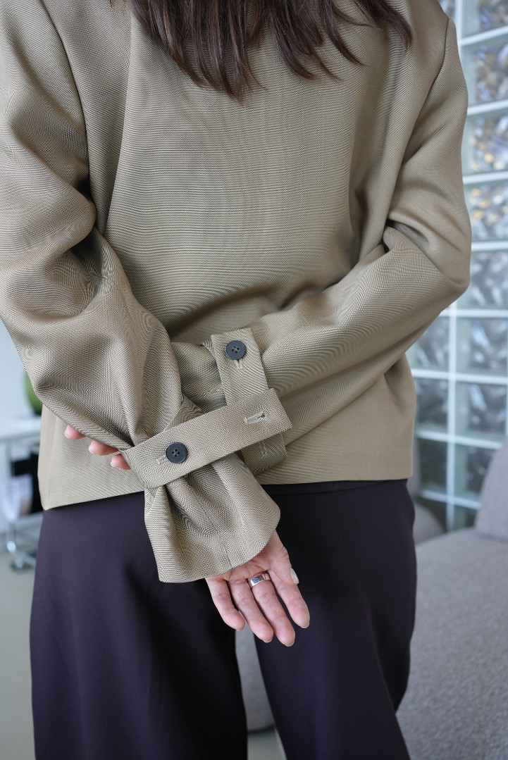 Тренч укороченный из итальянской вискозы